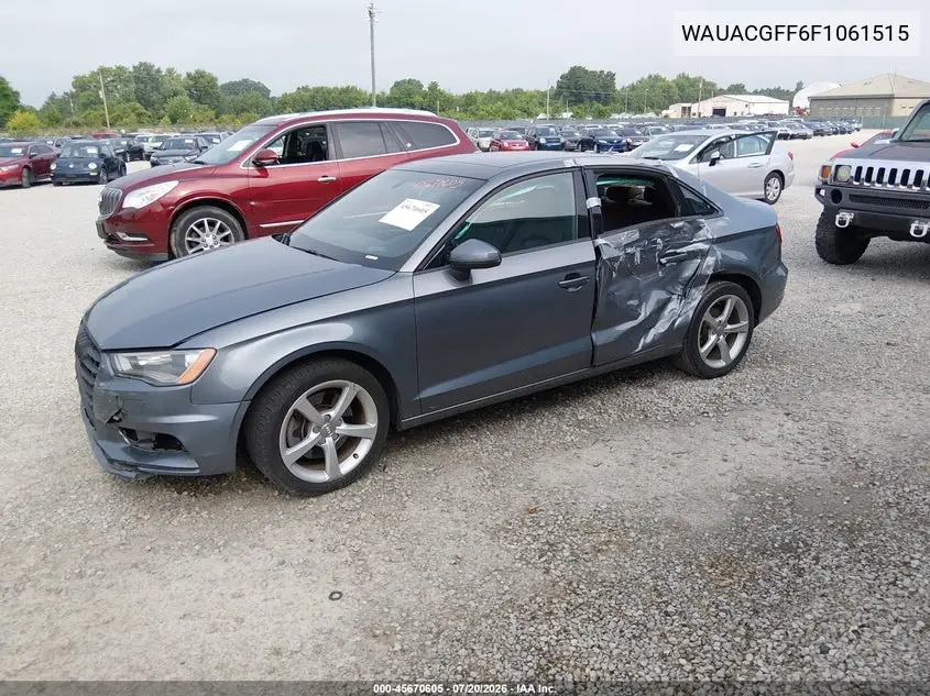 2015 Audi A3 1.8T Premium VIN: WAUACGFF6F1061515 Lot: 45670605
