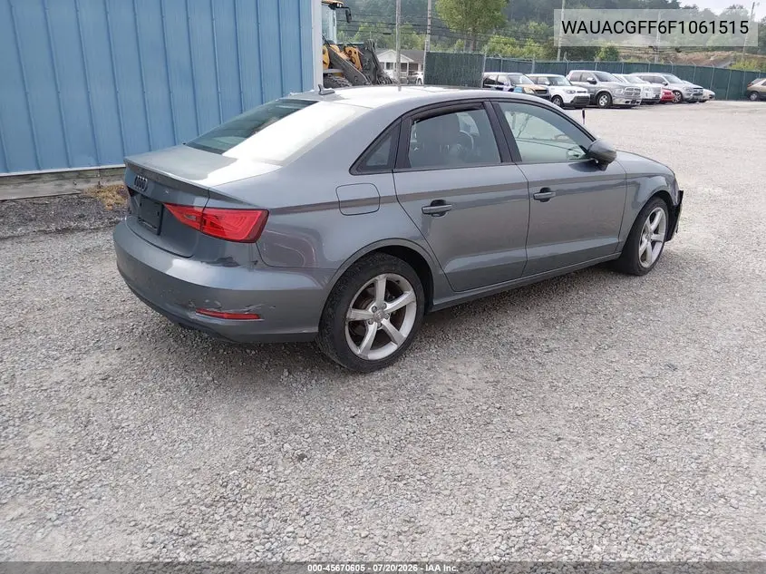 2015 Audi A3 1.8T Premium VIN: WAUACGFF6F1061515 Lot: 45670605