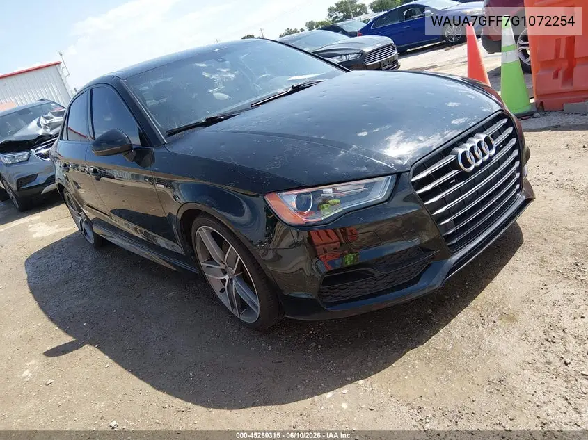 2016 Audi A3 1.8T Premium VIN: WAUA7GFF7G1072254 Lot: 45260315