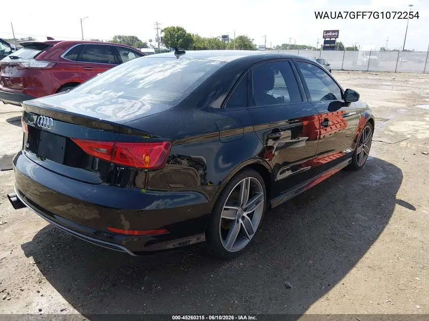 2016 Audi A3 1.8T Premium VIN: WAUA7GFF7G1072254 Lot: 45260315
