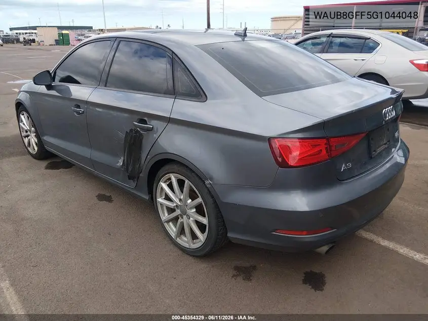 2016 Audi A3 2.0T Premium VIN: WAUB8GFF5G1044048 Lot: 45354329