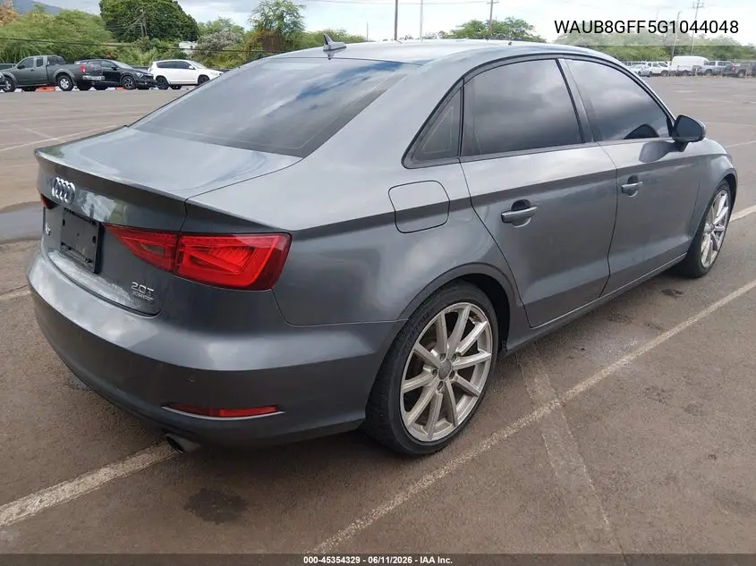 2016 Audi A3 2.0T Premium VIN: WAUB8GFF5G1044048 Lot: 45354329