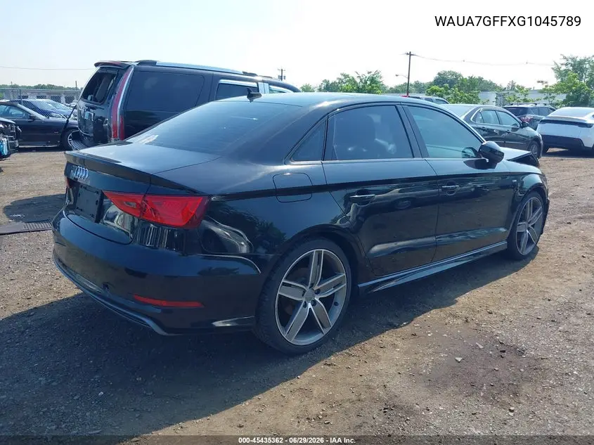 2016 Audi A3 1.8T Premium VIN: WAUA7GFFXG1045789 Lot: 45435362