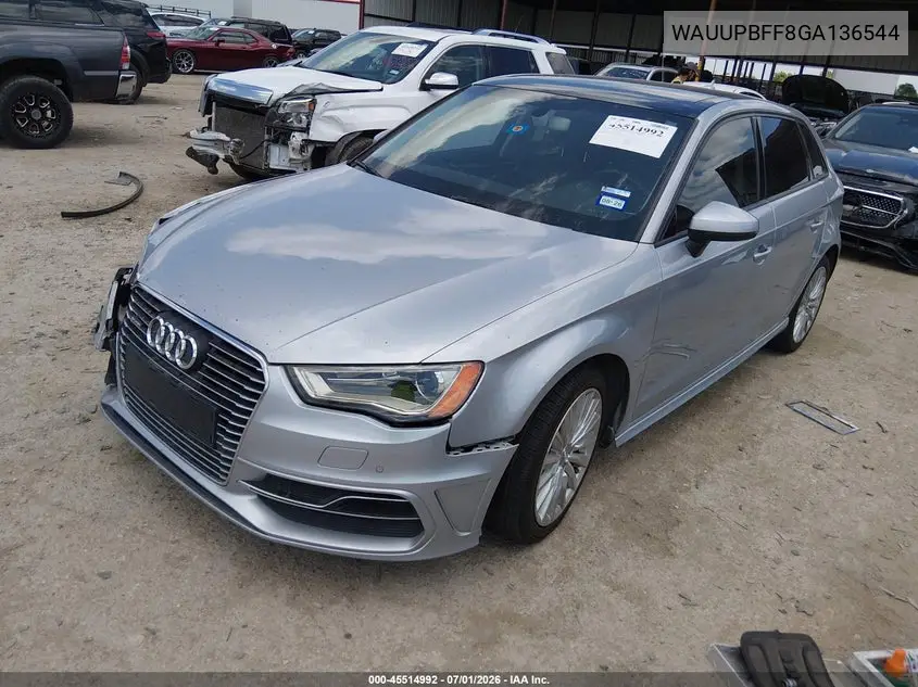 2016 Audi A3 E-Tron 1.4T Premium VIN: WAUUPBFF8GA136544 Lot: 45514992