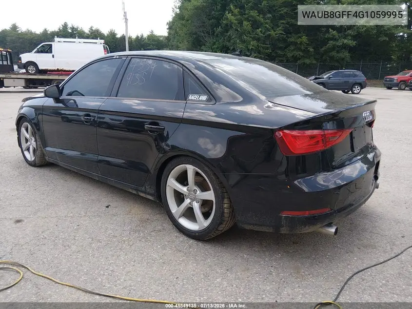 2016 Audi A3 2.0T Premium VIN: WAUB8GFF4G1059995 Lot: 45549135