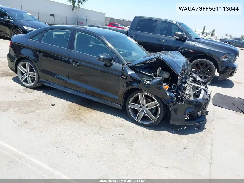 2016 Audi A3 1.8T Premium VIN: WAUA7GFF5G1113044 Lot: 45596864