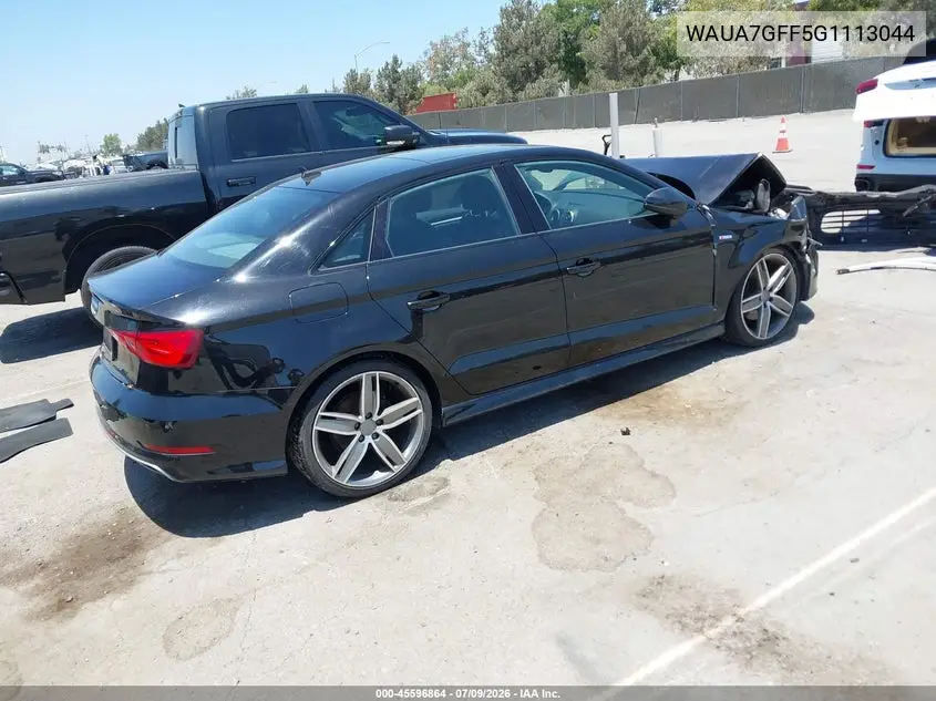 2016 Audi A3 1.8T Premium VIN: WAUA7GFF5G1113044 Lot: 45596864