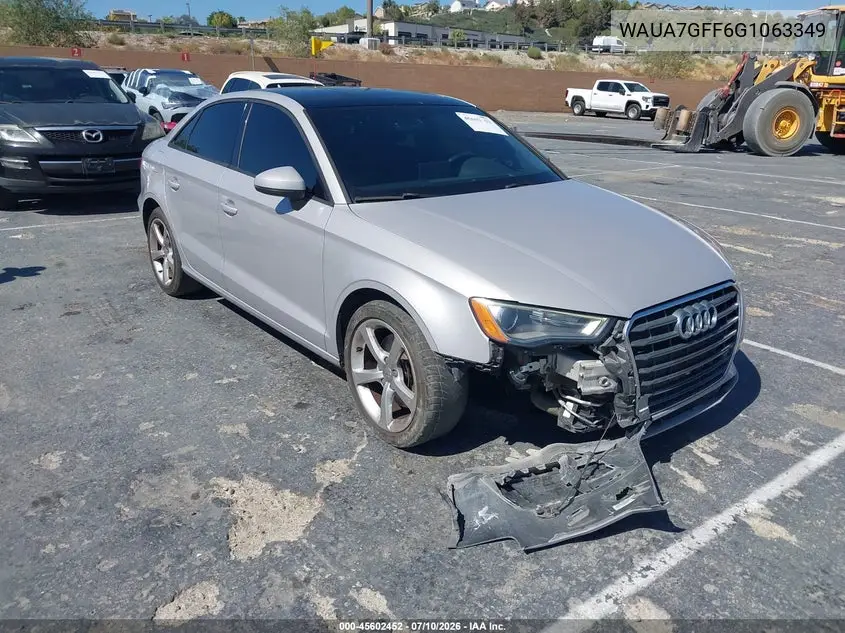 2016 Audi A3 1.8T Premium VIN: WAUA7GFF6G1063349 Lot: 45602452