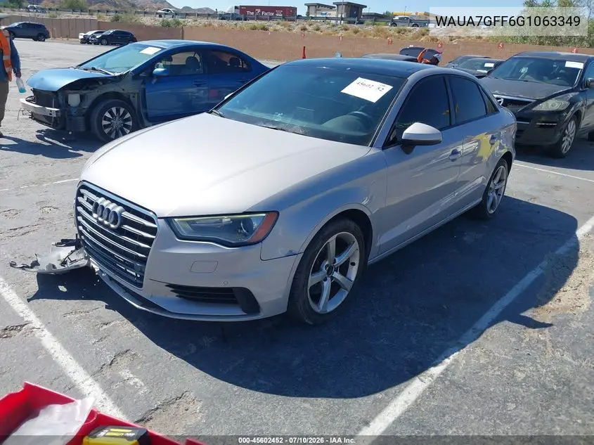 2016 Audi A3 1.8T Premium VIN: WAUA7GFF6G1063349 Lot: 45602452