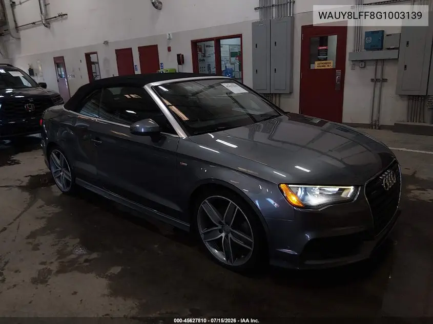 2016 Audi A3 Premium Plus S-Line VIN: WAUY8LFF8G1003139 Lot: 45627810