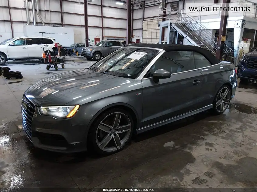 2016 Audi A3 Premium Plus S-Line VIN: WAUY8LFF8G1003139 Lot: 45627810