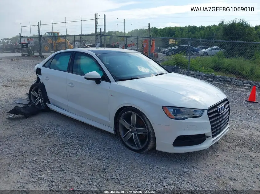 2016 Audi A3 1.8T Premium VIN: WAUA7GFF8G1069010 Lot: 45655330