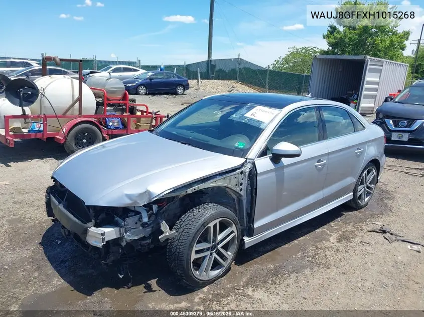 2017 Audi A3 Premium Plus VIN: WAUJ8GFFXH1015268 Lot: 45309379