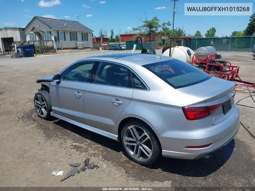 2017 Audi A3 Premium Plus VIN: WAUJ8GFFXH1015268 Lot: 45309379