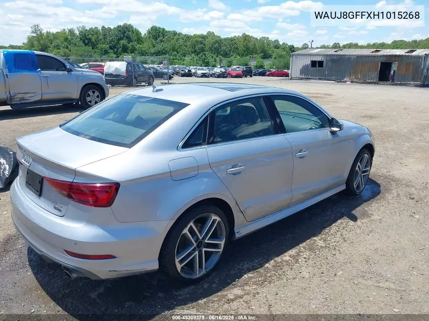 2017 Audi A3 Premium Plus VIN: WAUJ8GFFXH1015268 Lot: 45309379