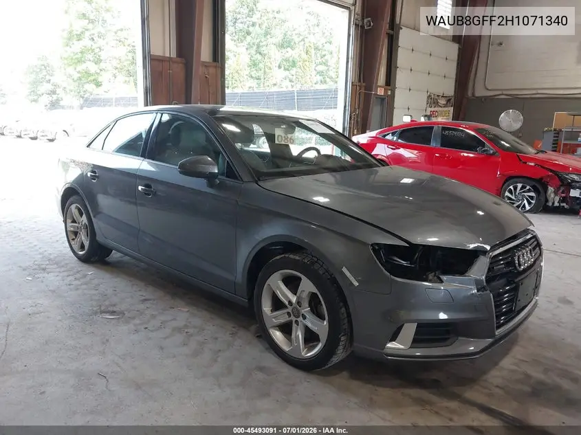 2017 Audi A3 Premium VIN: WAUB8GFF2H1071340 Lot: 45493091