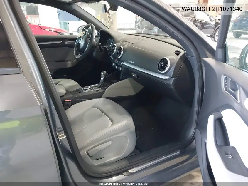 2017 Audi A3 Premium VIN: WAUB8GFF2H1071340 Lot: 45493091