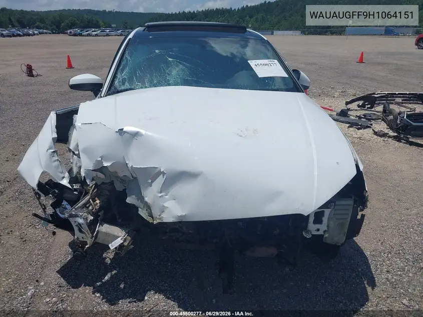 2017 Audi A3 Premium VIN: WAUAUGFF9H1064151 Lot: 45500277