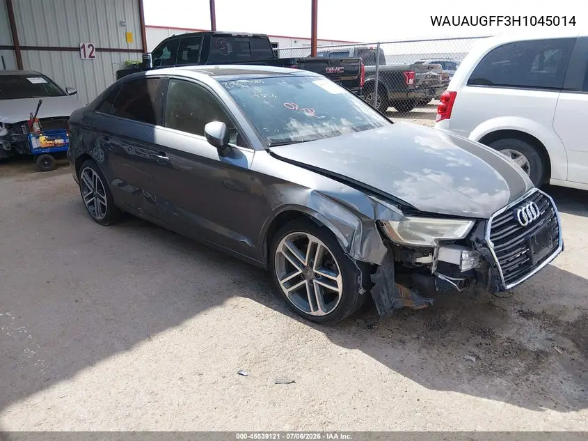 2017 Audi A3 2.0T Premium VIN: WAUAUGFF3H1045014 Lot: 45539121