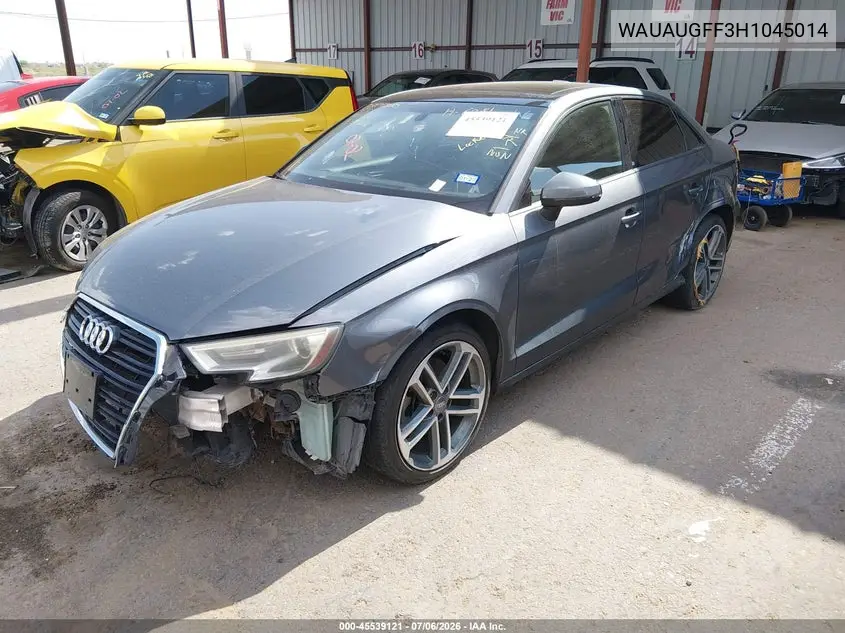 2017 Audi A3 2.0T Premium VIN: WAUAUGFF3H1045014 Lot: 45539121