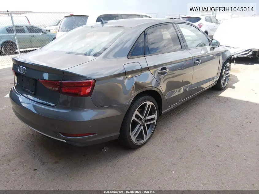 2017 Audi A3 2.0T Premium VIN: WAUAUGFF3H1045014 Lot: 45539121