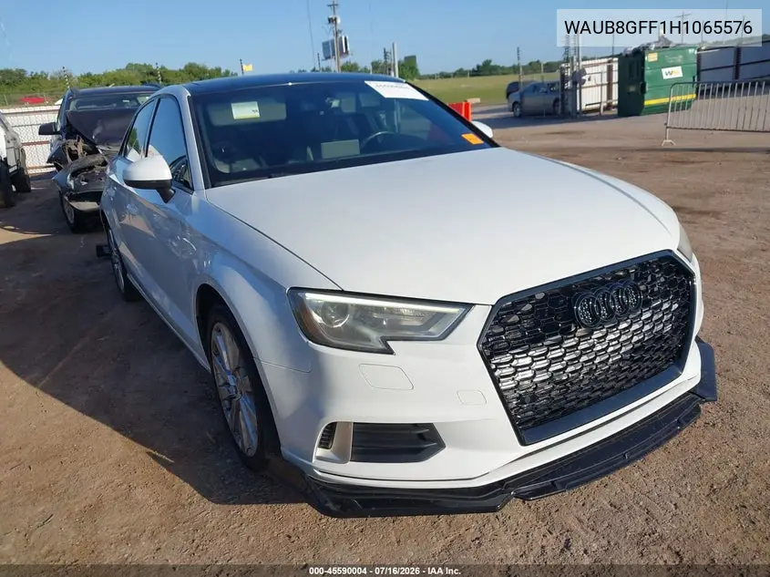2017 Audi A3 Premium VIN: WAUB8GFF1H1065576 Lot: 45590004