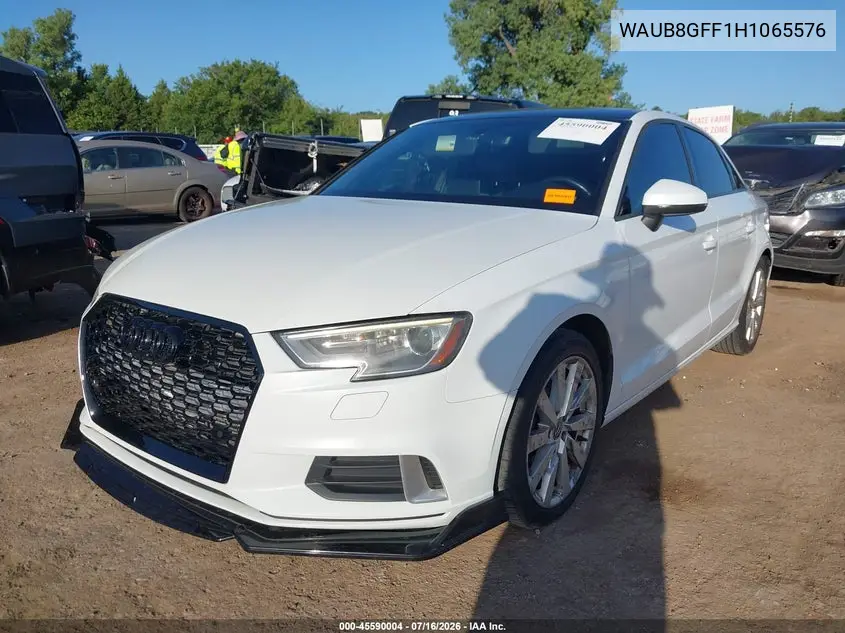 2017 Audi A3 Premium VIN: WAUB8GFF1H1065576 Lot: 45590004