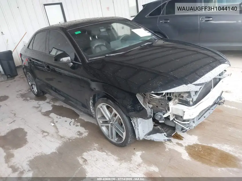 2017 Audi A3 Premium VIN: WAUAUGFF3H1044140 Lot: 45606190