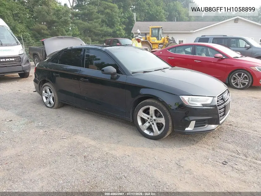2017 Audi A3 Premium VIN: WAUB8GFF1H1058899 Lot: 45622981