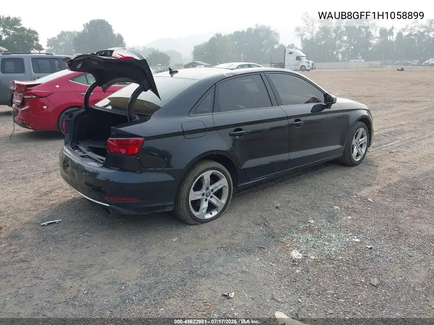 2017 Audi A3 Premium VIN: WAUB8GFF1H1058899 Lot: 45622981