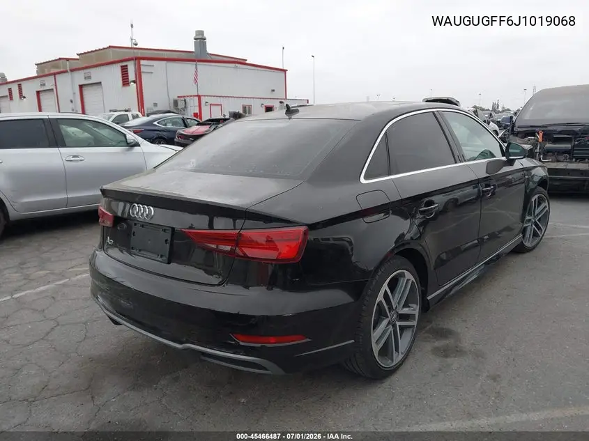 2018 Audi A3 2.0T Premium/2.0T Tech Premium VIN: WAUGUGFF6J1019068 Lot: 45466487