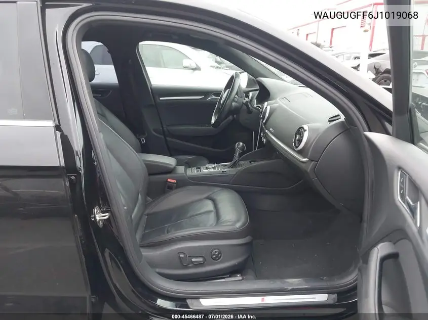 2018 Audi A3 2.0T Premium/2.0T Tech Premium VIN: WAUGUGFF6J1019068 Lot: 45466487