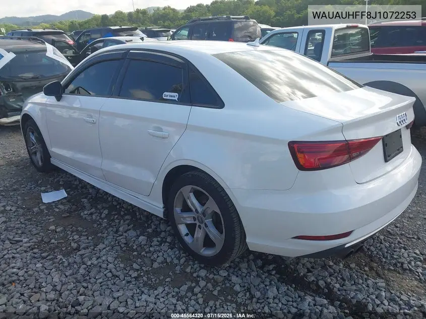 2018 Audi A3 2.0T Premium/2.0T Tech Premium VIN: WAUAUHFF8J1072253 Lot: 45564320