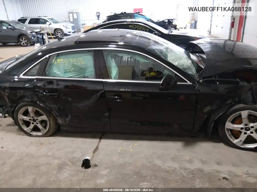 2019 Audi A3 45 Premium VIN: WAUBEGFF1KA088128 Lot: 45389356