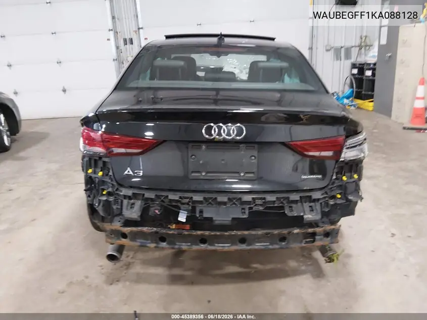 2019 Audi A3 45 Premium VIN: WAUBEGFF1KA088128 Lot: 45389356