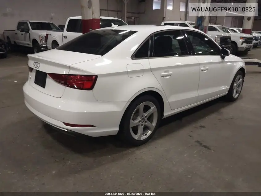 2019 Audi A3 VIN: WAUAUGFF9K1010825 Lot: 45414829
