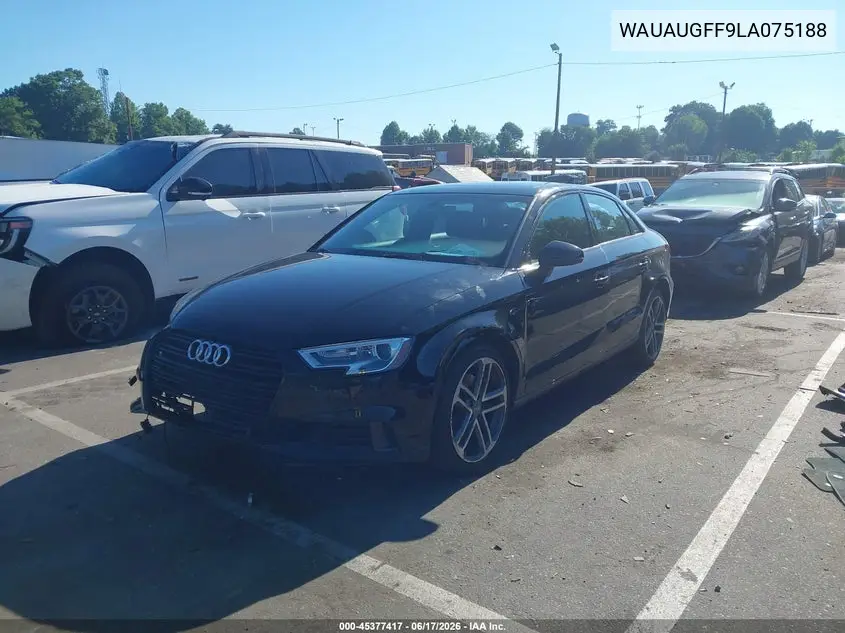 2020 Audi A3 Premium 40 Tfsi Front-Wheel Drive S Tronic VIN: WAUAUGFF9LA075188 Lot: 45377417
