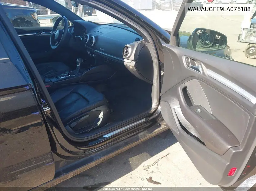 2020 Audi A3 Premium 40 Tfsi Front-Wheel Drive S Tronic VIN: WAUAUGFF9LA075188 Lot: 45377417
