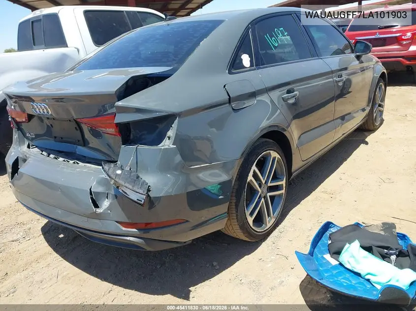 2020 Audi A3 Premium 40 Tfsi Front-Wheel Drive S Tronic VIN: WAUAUGFF7LA101903 Lot: 45411830