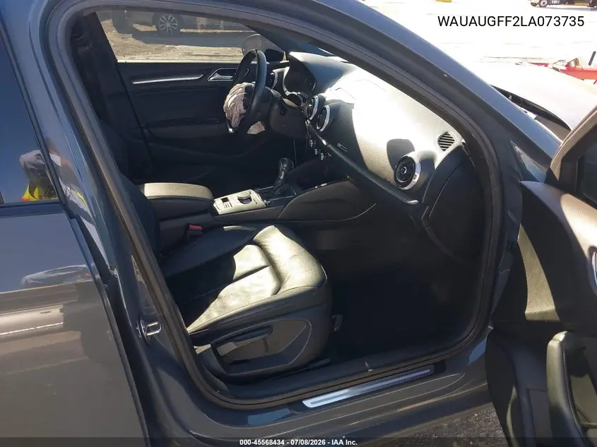2020 Audi A3 Premium 40 Tfsi Front-Wheel Drive S Tronic VIN: WAUAUGFF2LA073735 Lot: 45568434