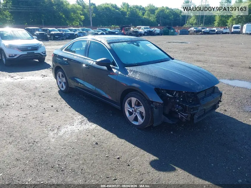 2023 Audi A3 Premium 40 Tfsi Quattro S Tronic VIN: WAUGUDGY9PA139163 Lot: 45430127
