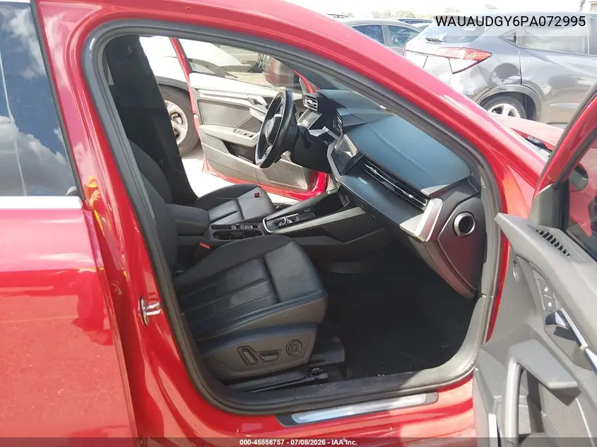 2023 Audi A3 Premium 40 Tfsi Front-Wheel Drive S Tronic VIN: WAUAUDGY6PA072995 Lot: 45556757