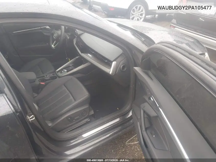 2023 Audi A3 Premium Plus 40 Tfsi Front-Wheel Drive S Tronic VIN: WAUBUDGY2PA105477 Lot: 45613869