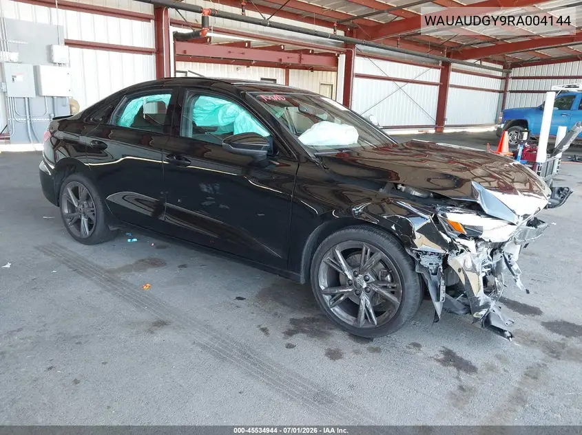 2024 Audi A3 Premium 40 Tfsi Front-Wheel Drive S Tronic VIN: WAUAUDGY9RA004144 Lot: 45534944