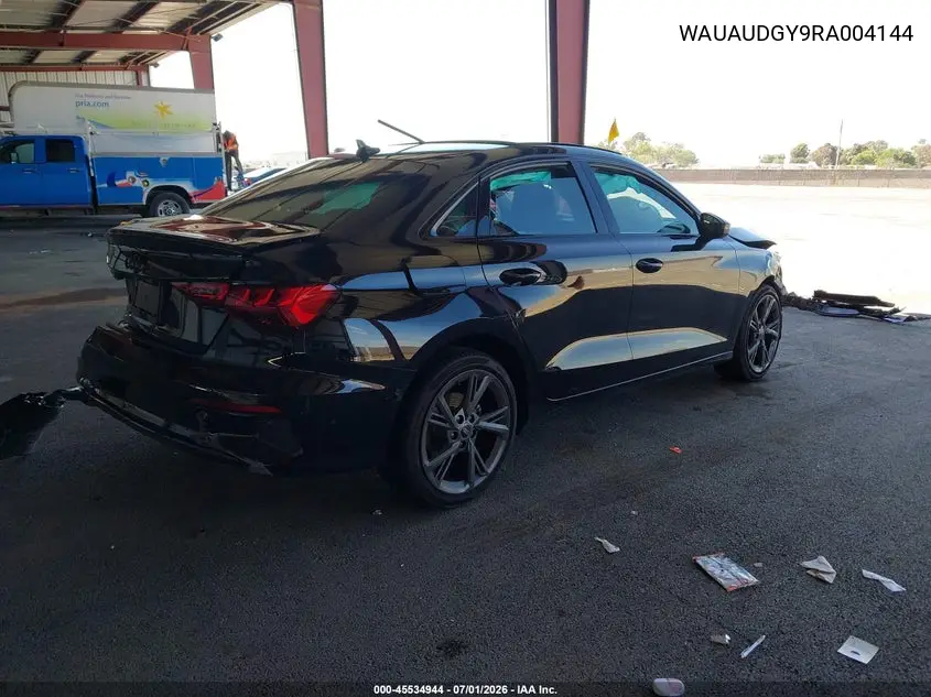 2024 Audi A3 Premium 40 Tfsi Front-Wheel Drive S Tronic VIN: WAUAUDGY9RA004144 Lot: 45534944