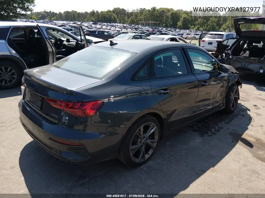 2024 Audi A3 Premium 40 Tfsi Quattro S Tronic VIN: WAUGUDGYXRA127977 Lot: 45581917