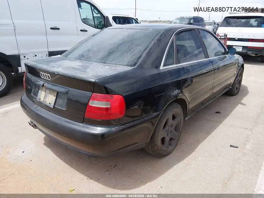 1996 Audi A4 Quattro VIN: WAUEA88D7TA279564 Lot: 44954099