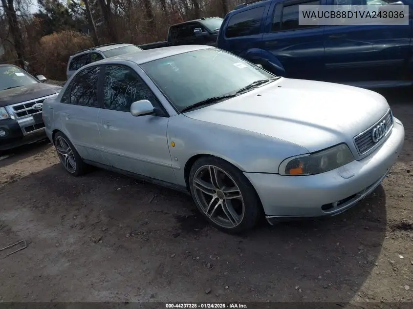 1997 Audi A4 1.8 T VIN: WAUCB88D1VA243036 Lot: 44237328