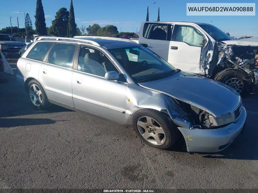 1998 Audi A4 Avant VIN: WAUFD68D2WA090888 Lot: 44107919