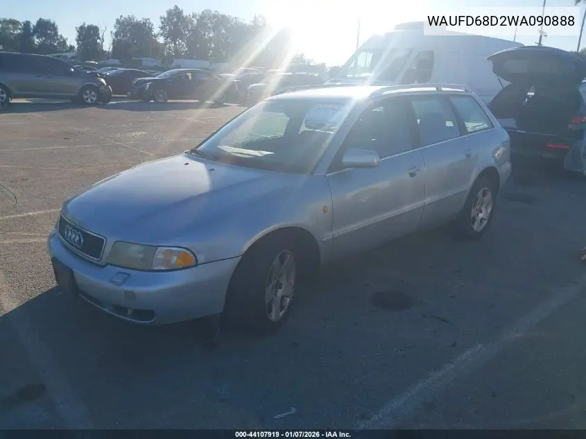 1998 Audi A4 Avant VIN: WAUFD68D2WA090888 Lot: 44107919